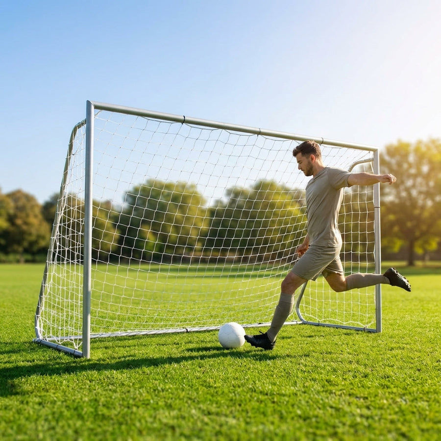 Football Goal – 8x6 ft – Aluminium – Outdoor Sports