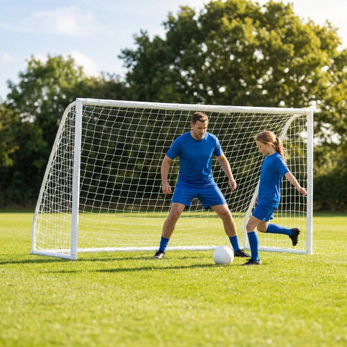 Football Goal Post – 8ft x 6ft – uPVC – Outdoor Match Play
