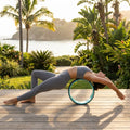 Yoga Wheel – 32cm Blue – ABS & TPE Foam – Stretching & Backbends image 2