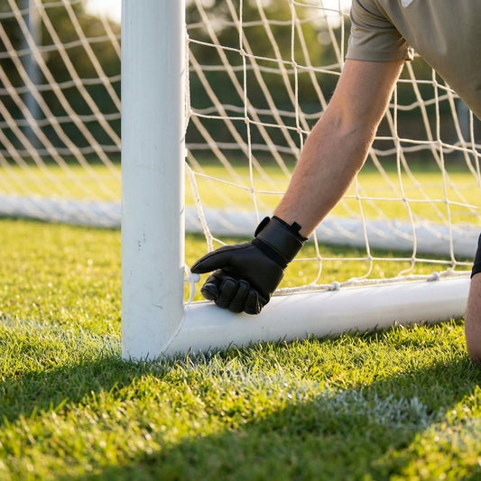 Durable PVC goal locking buttons for football goals - product detail