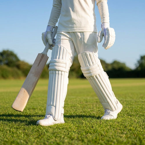 Cricket Batting Pads – Junior Size – PU Leather – Beginner Protection