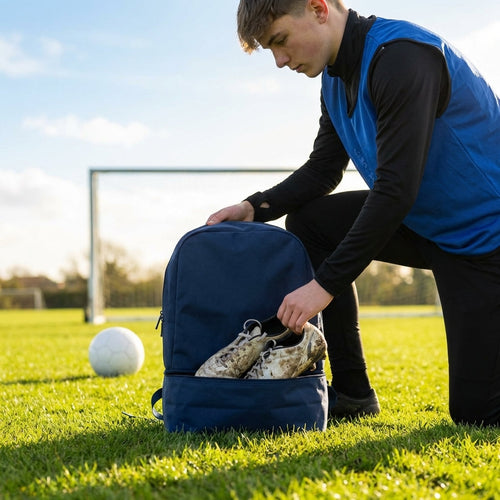 Sports Backpack – Black or Navy – 900D Polyester – Travel & Training