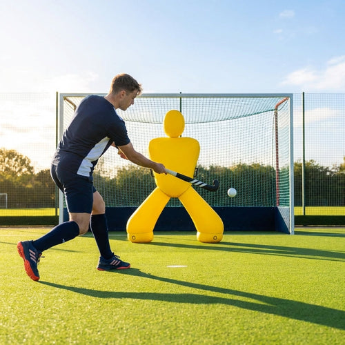 Inflatable Hockey Goalkeeper Mannequin – 195cm – Durable PVC – Training Aid