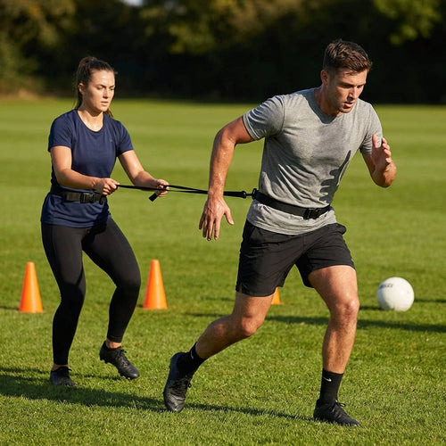 Agility Training Belt – Black – Durable Material – Multi-Sport Use