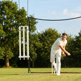 Cricket hanging wicket target with durable netting for bowling practice - product detail