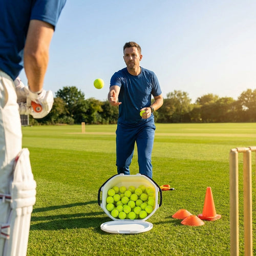 Cricket Training Balls – 60 Pack – High-Vis Felt – Indoor/Outdoor Use