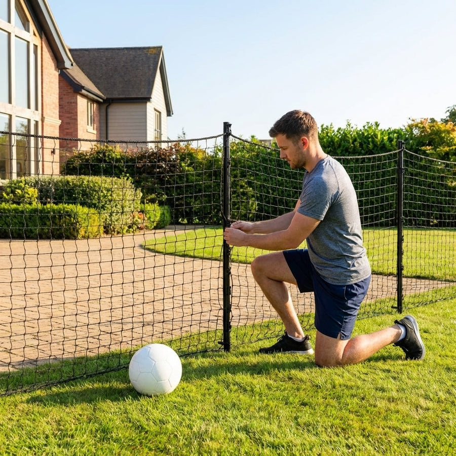 Replacement Sports Nets – Black – 2mm HDPP Twine – Garden & Sport Use