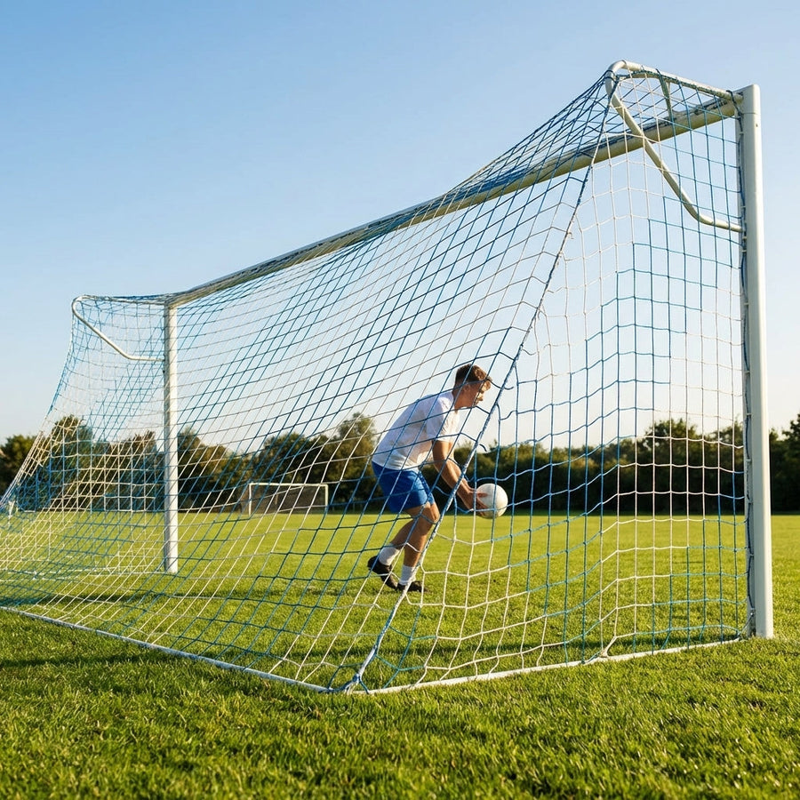 Football Goal Nets – Multiple Colours – Heavy Duty Twine – Pitch Use