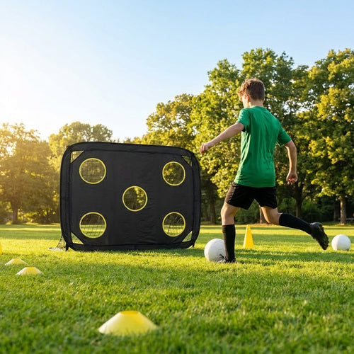 Football Target Sheets – 4 Sizes – Durable Fabric – Training Aid