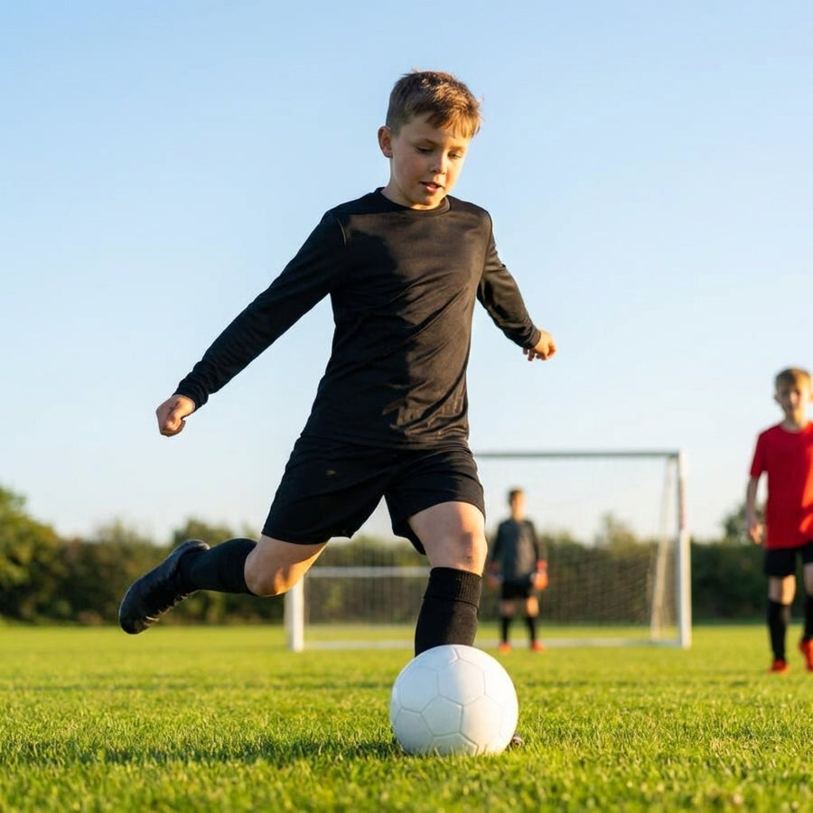 Kids Long Sleeve Football Shirts – Ages 5-14 – Lightweight Polyester – Youth Teams