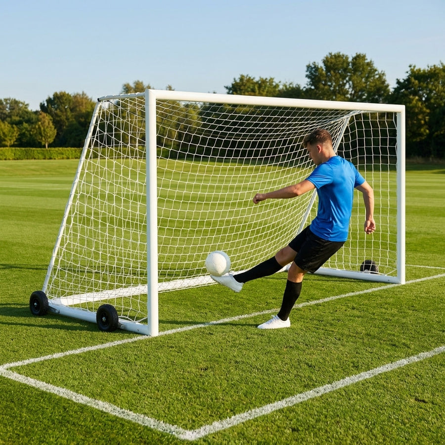 Freestanding Futsal Football Goal – 3m x 2m – Aluminium – Indoor/Outdoor Use