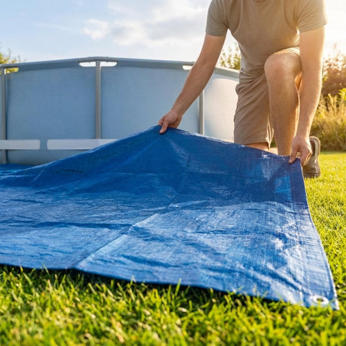 Pool Ground Sheet – 8ft, 10ft, 12ft – Durable Polyethylene – Outdoor Protection