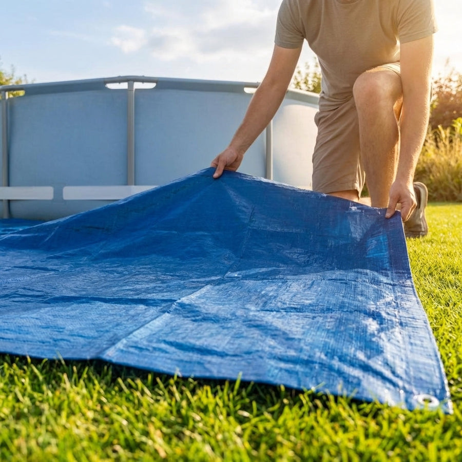 Pool Ground Sheet – 8ft, 10ft, 12ft – Durable Polyethylene – Outdoor Protection