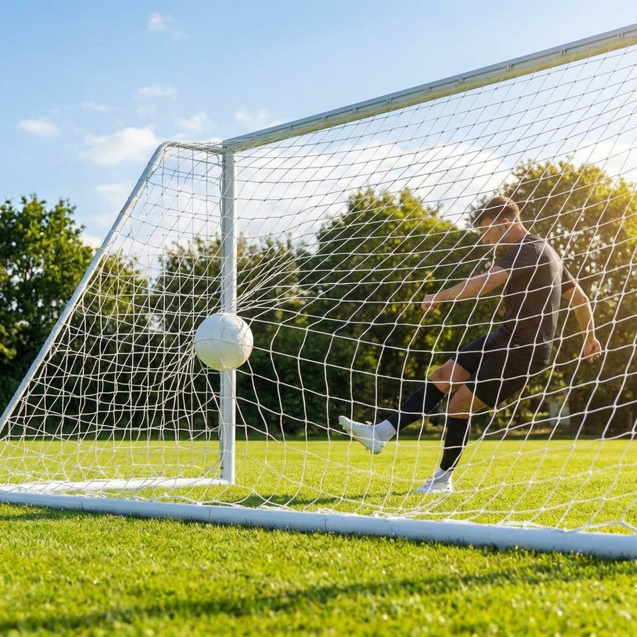 Steel Football Goal – 16x7ft – Galvanised Steel – School & Park Use