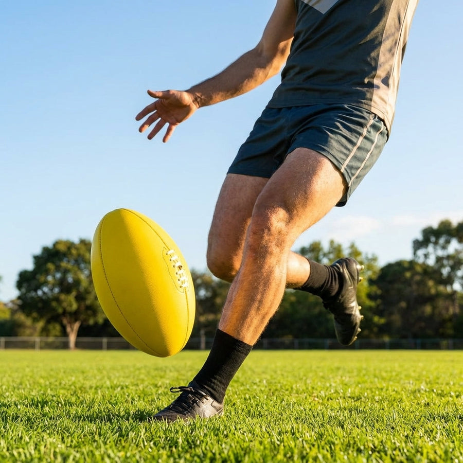 AFL Match Ball – Size 3, 4, 5 – Synthetic Leather – All Weather Use