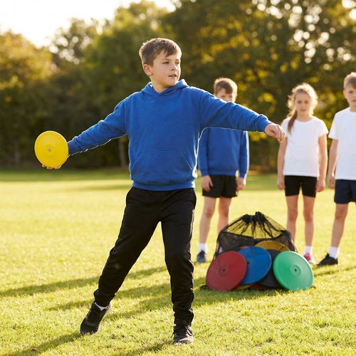 Junior Discus – Assorted Colours – PVC – School & Outdoor Use