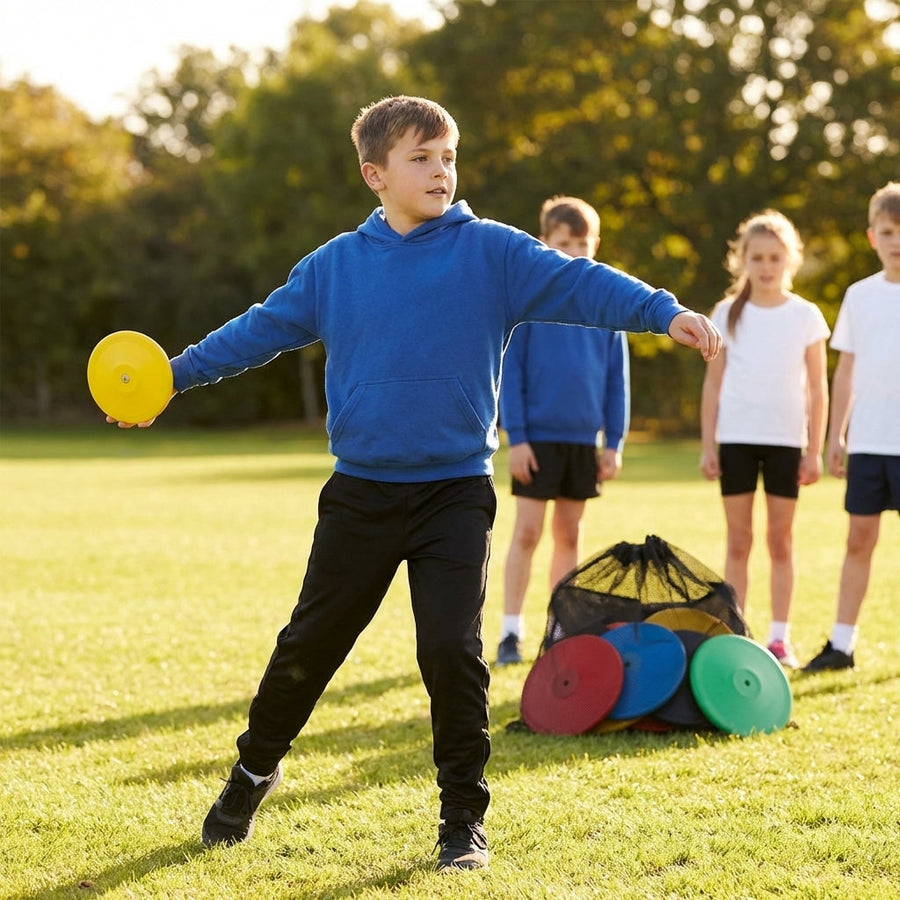 Junior Discus – Assorted Colours – PVC – School & Outdoor Use