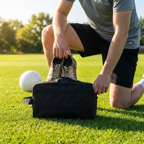 Sports Footwear Bag – Black – 2100D Fabric – Indoor & Outdoor Use
