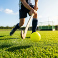 Fluro yellow field hockey ball made from Grade 1 PVC - product detail