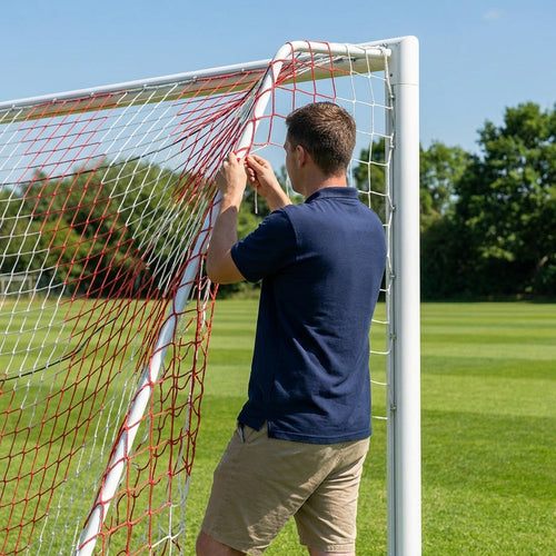 Football Goal Nets – Custom Size & Colour – 4.5mm Braided HDPP – Sports Clubs