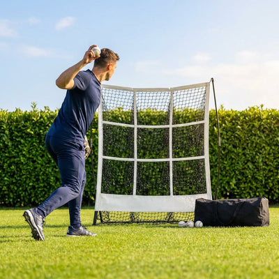 Portable Pitching Target – Black – Steel & Fibreglass – Baseball & Softball Practice