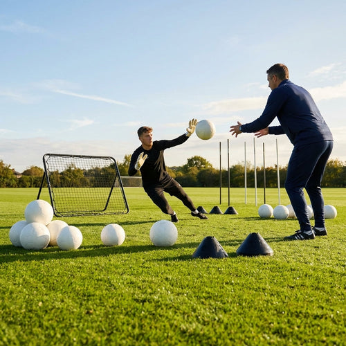 Weighted Football – Black & White – Polyurethane – Goalkeeper Training