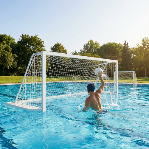 Floating Water Polo Goal – White – Aluminium – Competition & Training