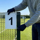 A4 PVC number plates for sports pitches and courts - product detail