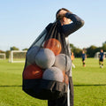 Sports Ball Carry Bag – Black – Mesh Material – Training Sessions image 1
