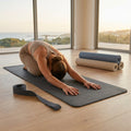 PU Yoga Mat in calming colours, 5mm thick, non-slip surface - product detail