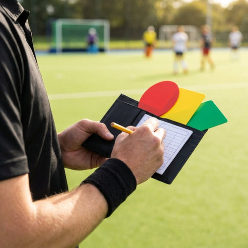 Referee Cards & Wallet – Black – Synthetic Leather – Matchday Use