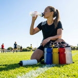 750ml sports water bottle in multiple colours, BPA-free plastic - product detail