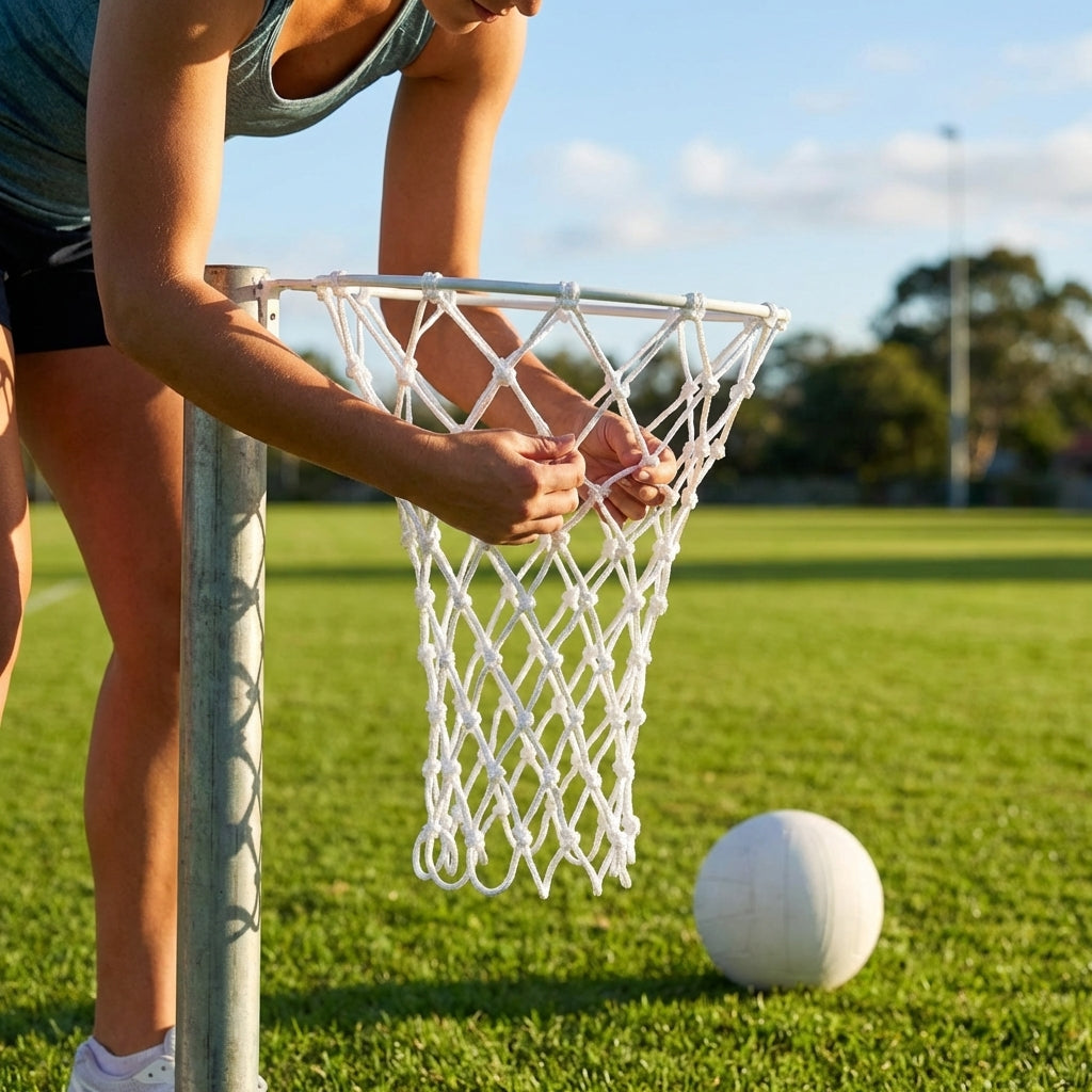 Netball post replacement parts made of steel for indoor and outdoor use - product detail