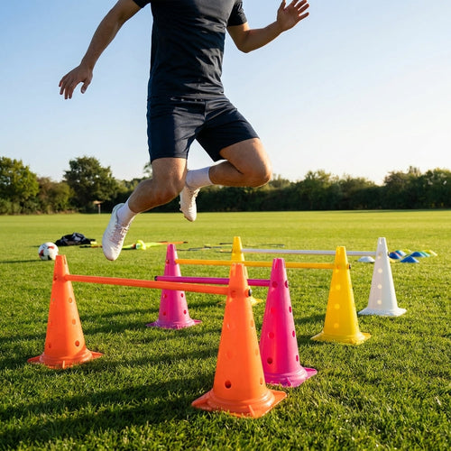 Training Cone Hurdles – Multi-Colour – Durable Plastic – Sports Training