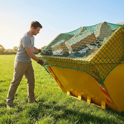 Ultra Heavy Duty Skip Nets – Industrial Strength – Secure Cargo Loads