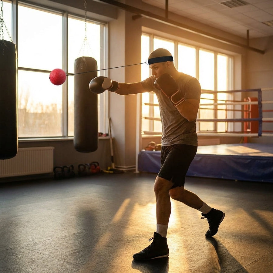 Boxing Reflex Ball – Adjustable – Lightweight Elastic – Training Aid