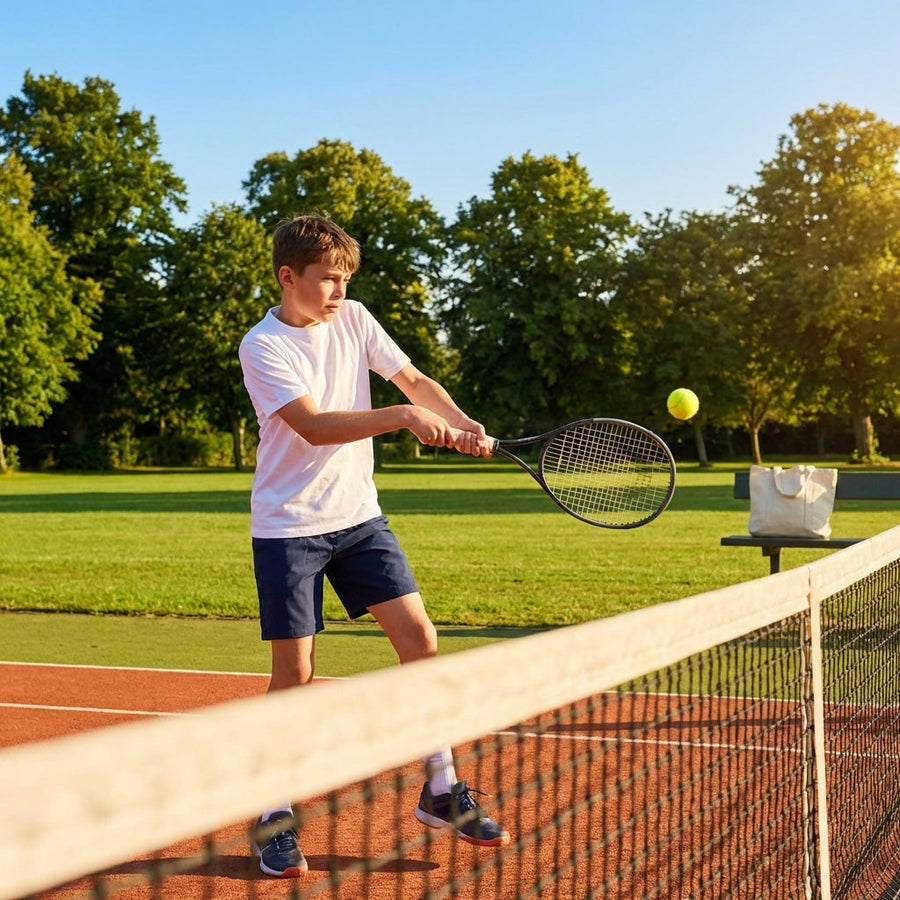 Junior Cotton Tennis T-Shirt – 6x Sizes – 100% Cotton – Sportswear