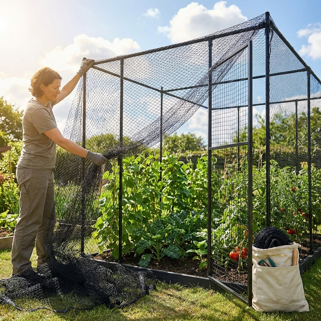 Fruit cage netting for garden protection in multiple sizes - product detail