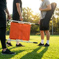 Folding aluminium stretcher for emergency rescue with rubber handles - product detail