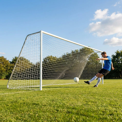 Football Goal Nets – 21 x 7 – HDPE Twisted/Braided – Outdoor Sports