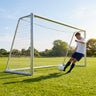 Aluminium Rugby & Football Goal – White – Reinforced Aluminium – Junior Sports