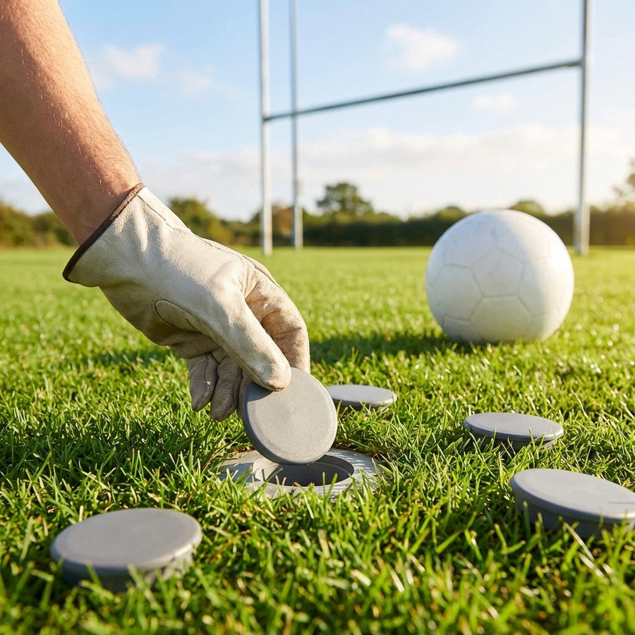Replacement Socket Caps – Varied Sizes – Plastic/Rubber/Steel – Sports Facilities