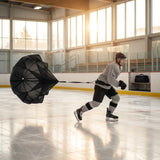 Ice Hockey Speed Chute in black and white for training