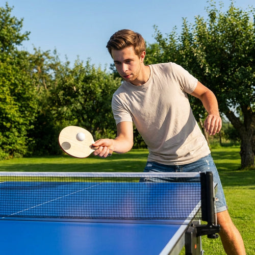 Table Tennis Bat – Standard – 9ply Wood & Carbon Hybrid – Club Use