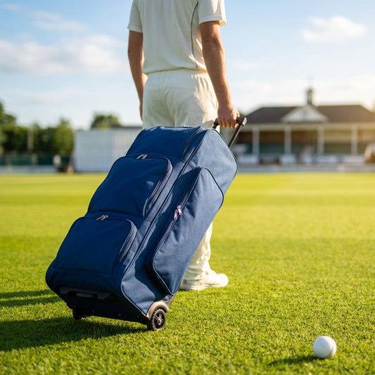 Wheeled cricket bag with 260L capacity and water-resistant polyester - product detail