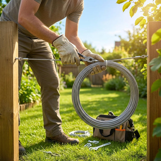 Galvanised Steel Tension Cable Kit for versatile indoor and outdoor applications - product detail