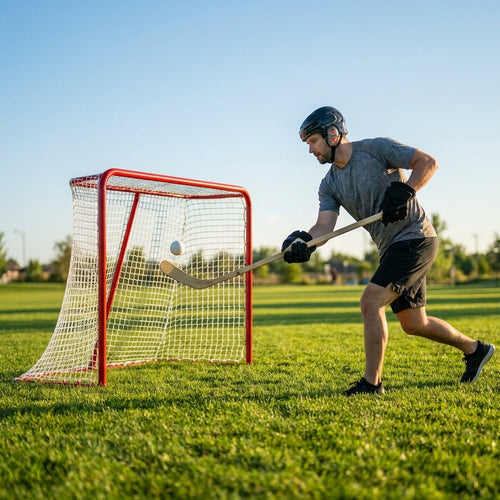 Street Hockey Goal – 6ft x 4ft – Galvanised Steel – Indoor/Outdoor Use
