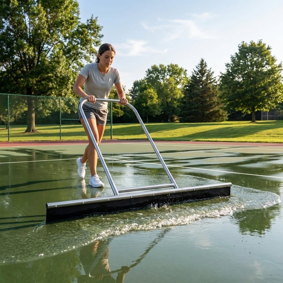 Tennis Court Rain Shuttle Squeegee – 5ft – Aluminium – Professional Use