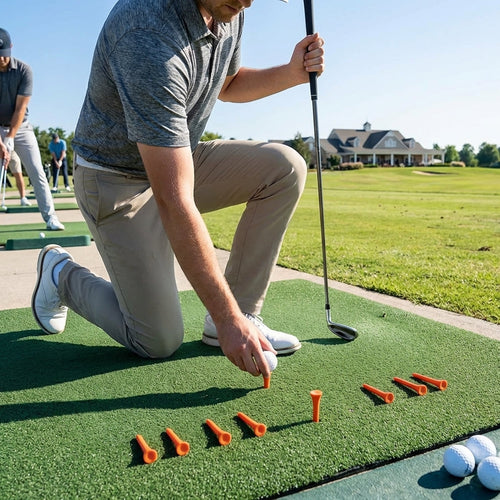 Rubber Golf Tees – 55mm – Durable Rubber – Garden & Range Use