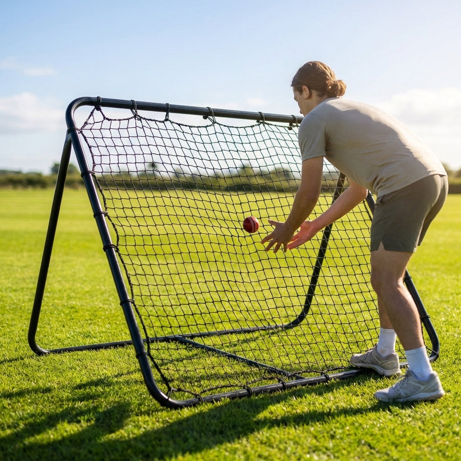 Cricket Rebound Net – Small/Large – Galvanised Steel – Fielding Practice